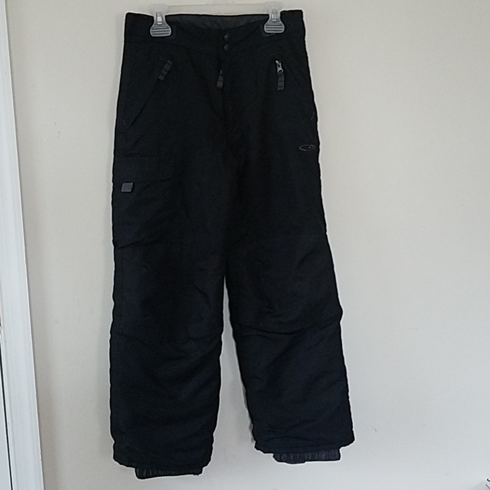 Champion Boys Ski Snow Pants Size M (8-10) Black